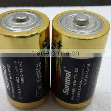 am2 cell dry LR14 1.5V batteries