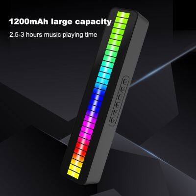 M9 Pickup Hot Driven Speaker RGB Rhythm Recognition Speaker Portable Wireless Light Up Bluetooth Gaming Speakers photo-3
