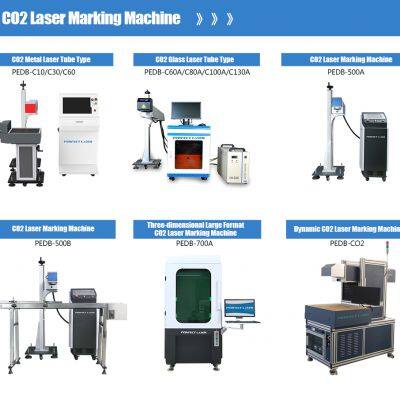 Perfect Laser High Quality Galvo Radio Frequency Tube CO2 Laser Marking Machine For Plastic Film/Switch photo-2
