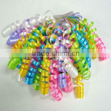 Colorful Gift Packing Flower and Plastic Curly Bow for Chrismas or Wedding