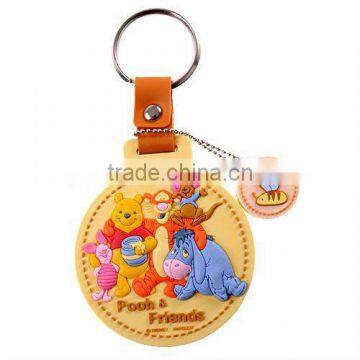 OEM high quality 3d pvc keyring for promotional gifts