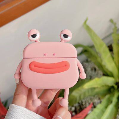 Cute Frog Design Case for Airpods 1/2 Pro Max Apple Earphone Case Silicone Wireless Protective Case photo-2