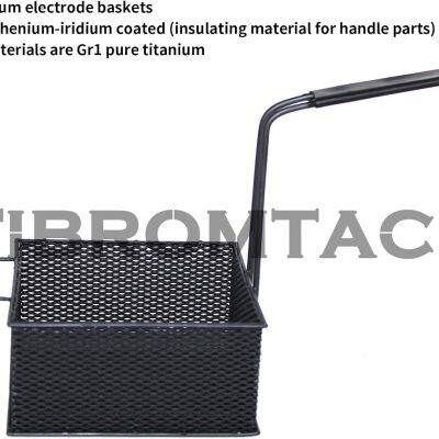 MMO Titanium Anode Basket with Ruthenium Iridium Coating