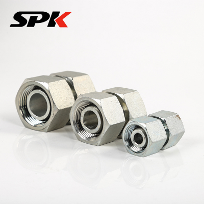 304 Stainless Steel Hydraulic Adapter Series Compression Straight Fitting, Stainless Steel Right-Angle Male Thread Elbow