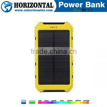 Waterproof recycle solar power bank 12000mAh