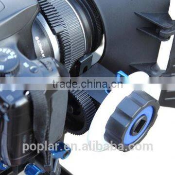 Poplar Dslr Rig Kit Support Mount Rig+Hand Grip+Follow Focus+Matte Box+C Shape Support Cage+Top Handle For DV HDV HD Camcorder D photo-3
