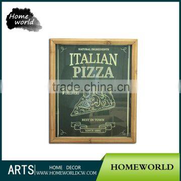 Easy Italian Pizza Outdoor painting Frame for hanging