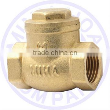 BRASS SWING CHECK VALVE WITH BRASS SEAT FOR WATER SYSTEM COMPETITIVE PRICE