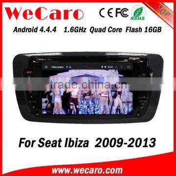 Wecaro WC-SI7004 Android 4.4.4 car multimedia system in dash for seat ibiza android android 1080p 2009-2013