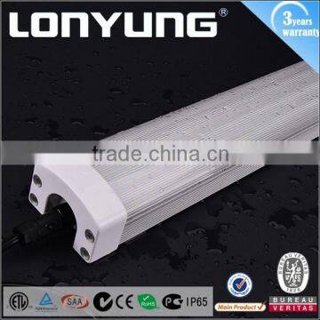 High lumen dust-proof natural white IP65 UL led tri-proof tube light for market