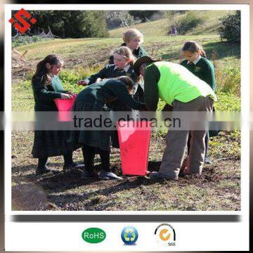 Plastic Corflute Corrugated Tree Guard With Wooden Stake photo-3