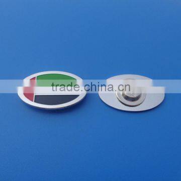 Custom Shaped Oval & Round Lapel Pin Magnet Badge for UAE 2016 National Day photo-2