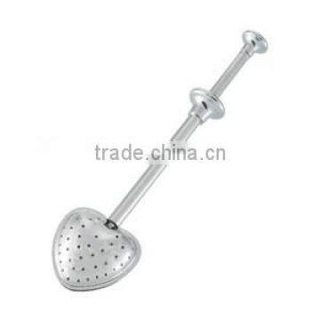 YangJiang Factory Manufacture Heart Shape Wholesale Stainless Steel Tea Strainer photo-1