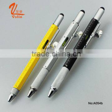 Newest 5 in 1 multi-function ball pen stylus pen roller pen for gift souvenirs