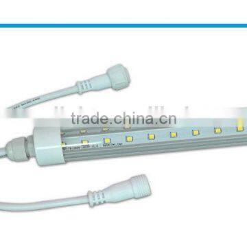 Double side integrated T8 led tube light for supper market