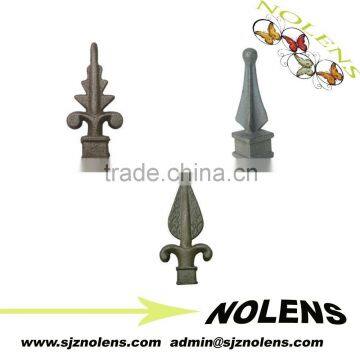 Metal spear points wrought iron gate parts
