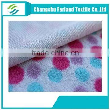 Colorful Dots Coral Fleece Fabric for Couple Pajama,embroidered Curtain Fabric photo-4