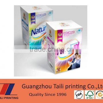 Customized spot UV printed medicine packing box