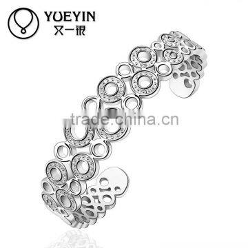 Novelty Xmas Gift Newest Silver Bangle Bracelets Wholesale