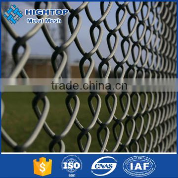 Powder coated chain link fence guard mesh