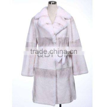 QD28223 Winter 2014 Fashion Woman Clothes Rex Rabbit Fur Coats