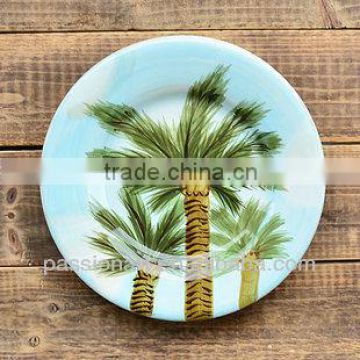 Art Design Hand Painting Ceramic Plate Model CP8134