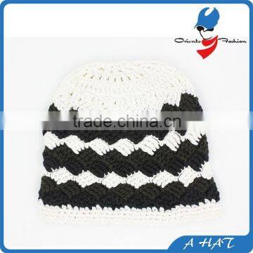 striped kids winter hat