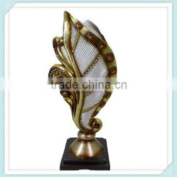 polyresin geometric vase for home decoration