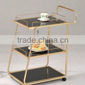 Modern Tea trolley/ Three Layer Serving Cart