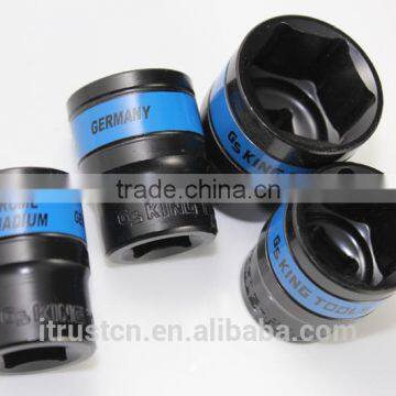 King Tools 12PT Black Short Socket Wrench With Blue Belt 1/2" DR Tool KT005 photo-5