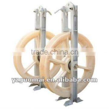 large diameter Conductor nylon pulley block or roller blocks