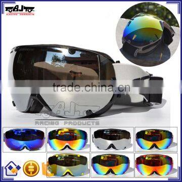 BJ-MG-017A Recommended Aftermarket Popular Reflective Lens Goggles Snowboard Glasses