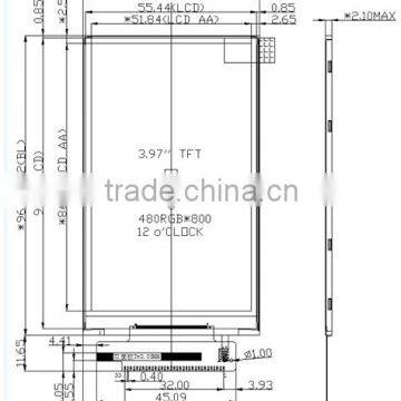 High Definition and High Brightness RGB 16-BIT 4 Inch Tft Lcd Touch Screen Module photo-6