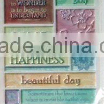 3d crystal cell phone stickers