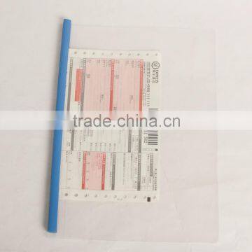 Different colours request and PP clear cover report file with slide bar