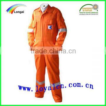 high quality safety coverall with reflective tape