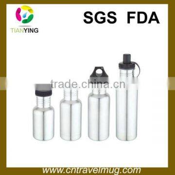 Cheap Metal Insulated Sport Water Bottles With Different Lids