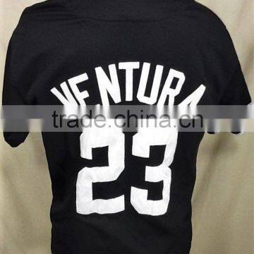Oem Custom Fashion Button Down Baseball Jersey photo-5