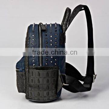 Italian Girls Leather Backpack in Guangzhou Factory China Supplier photo-2