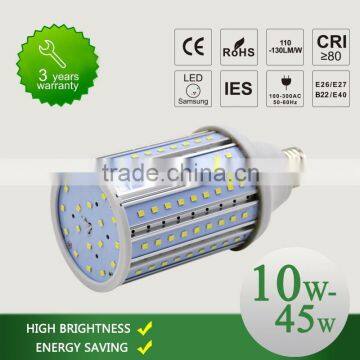 360 degree E27/E26 corn led bulb lamp aluminum lamp body
