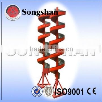 Spiral chute separator for mining and cement