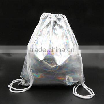 Fashion Laser Drawstring Bag Waterproof Drawstring Backpack Bag Quality Choice photo-5