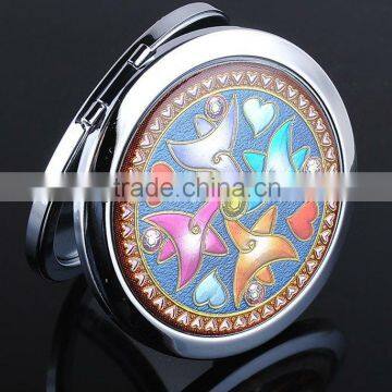 promotional metal cosmetic pocket mirror wholesale