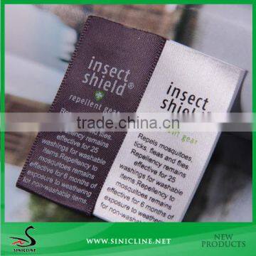 Sinicline high quality custom cloth lables printed labels for apparel                        
                                                Quality Choice