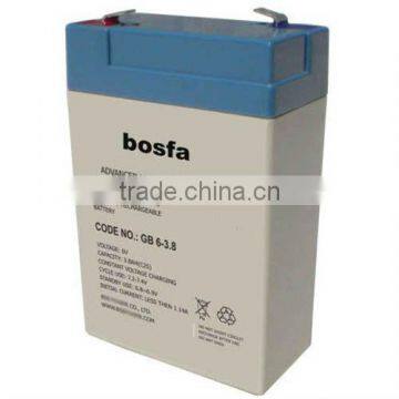 GB6-3.8 6v 3.8ah 6v3.8ah UPS battery gb battery 6v3.8ah battery acid battery 6v agm battery vrla battery