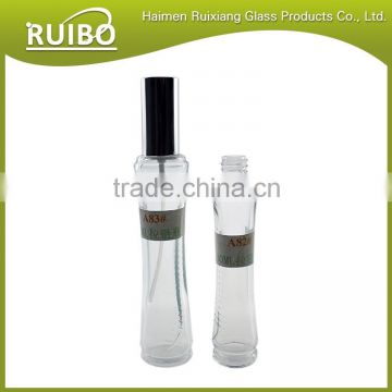 30ml,50ml Glass Perfume Bottle with pump sprayer and cap