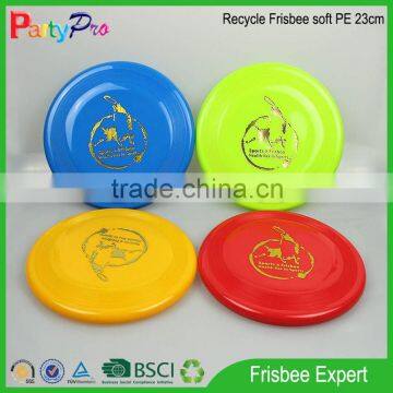 India market 2015 new BSCI China factory children game 23cm Soft PE Foldable Flying Golf Disc outdoor toys manufacturing