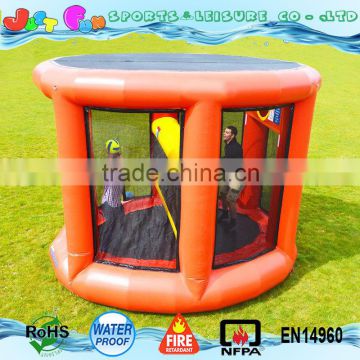 interesting inflatable bungee trampoline volleyball, interactive games for adults