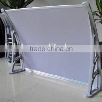 standard Polycarbonate Awning,Canopy door awings with aluminium or alloy plastic bracket