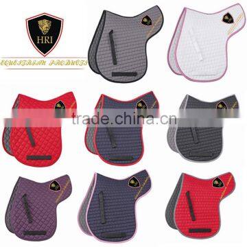 Horse Cotton Saddle Pads / Horse Riding Quilted Numnah / Horse All Round Saddle Pads